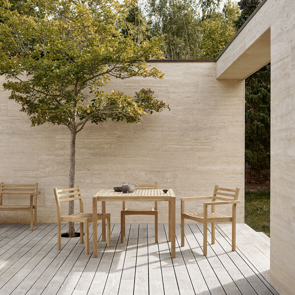 CH AH502 Outdoor Matbordsstol med armst&ouml;d, Carl Hansen & S&oslash;n