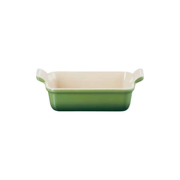 Heritage rektangulärt fat 19 cm, bamboo green, Le Creuset