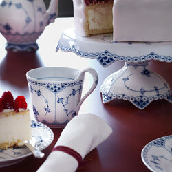 Blue Fluted Half Lace kopp 33 cl, Royal Copenhagen