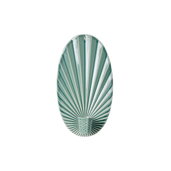 Pipanella Waves Candle Sconce, peacock, Dottir Nordic Design