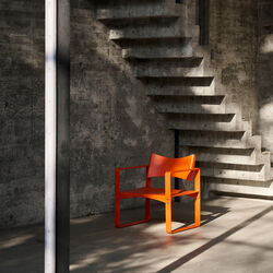 270 F Loungestol, orange, Verpan