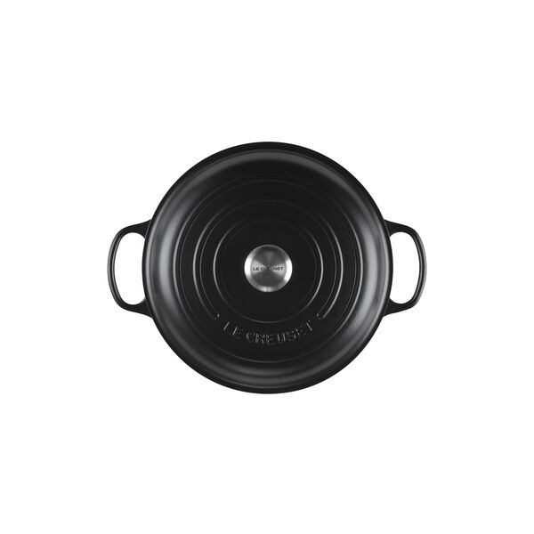 Signature buff&eacute;tgryta 30 cm, matte black, Le Creuset