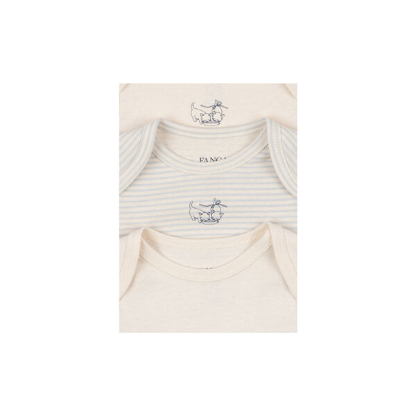 Fio Stripe 3-pack LS Body, blue mix Fio Stripe 3-pack LS Body, blue mix, Konges Sløjd