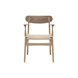 CH26 matbordsstol, oljad ek/oljad valn&ouml;t/natur, Carl Hansen & S&oslash;n