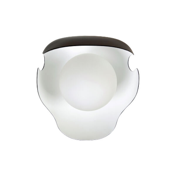 PS38 vägglampa, svart/mässing, ATBO