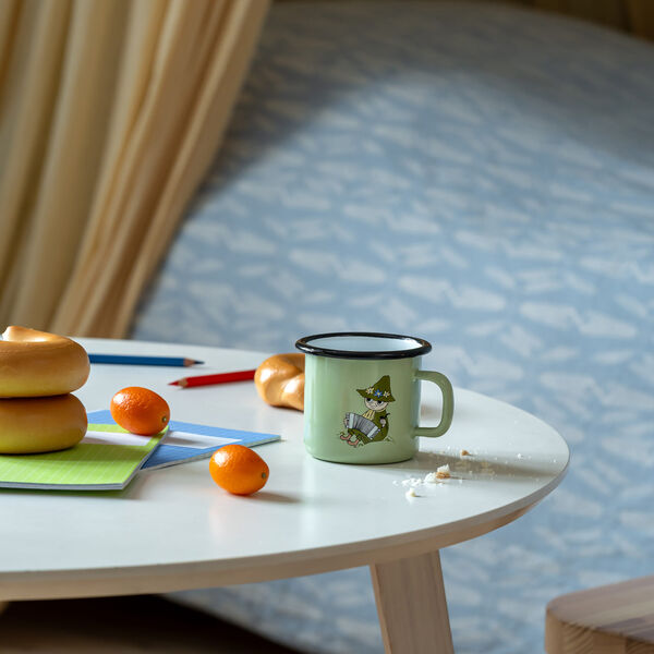 Mumin emaljmugg Snusmumriken, Muurla