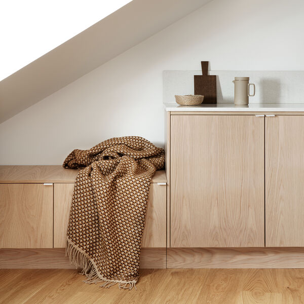 ISAK Throw, chestnut, R&oslash;ros Tweed