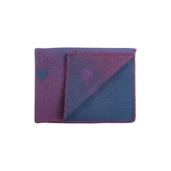 MELVIN Baby Size Throw, purple/pink, R&oslash;ros Tweed