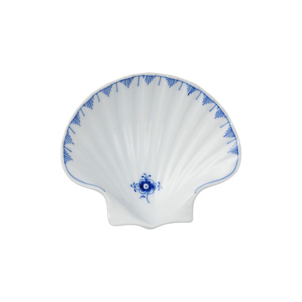 Blue Fluted Plain Shell Dish, Royal Copenhagen