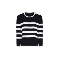 Milano Knit, navy/off white, Micha