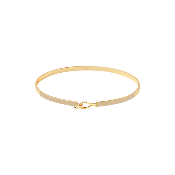 LILY Bracelet, mastic beige, bangle up