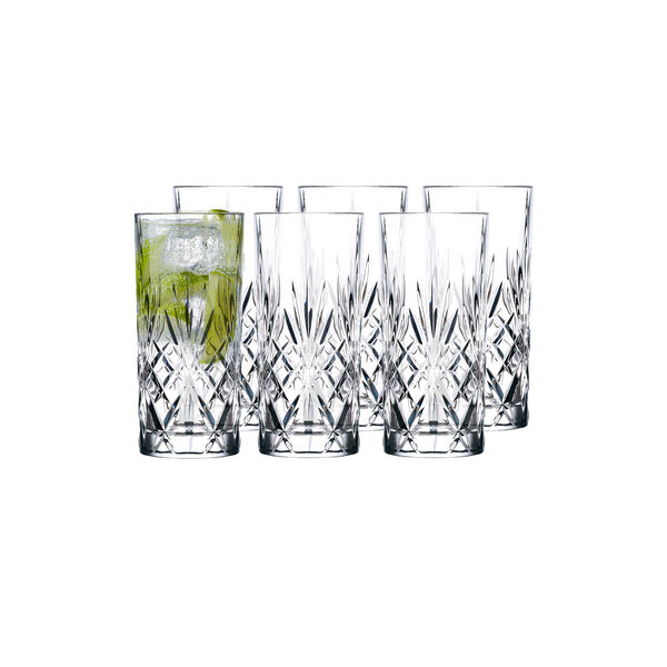 Melodia highball 6 st., Lyngby Glas