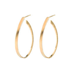 Oval örhängen, guld Oval örhängen, guld, Pernille Corydon Jewellery