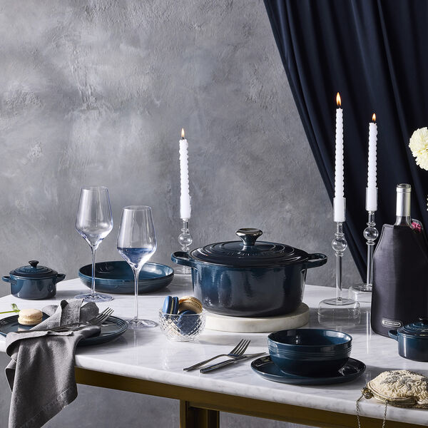 Signature oval gryta 31 cm, nuit, Le Creuset
