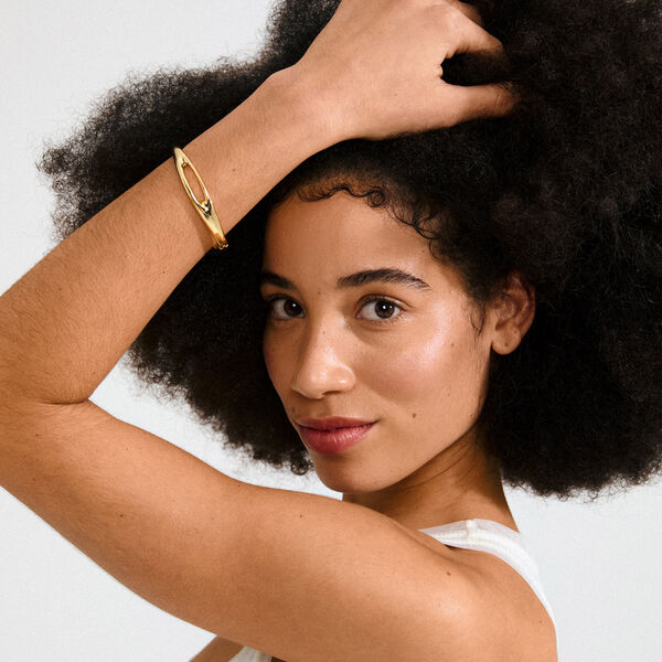 FREE armring guldpl&auml;terad, Pilgrim