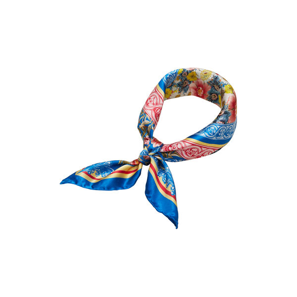 Blue Rose Garden sidenscarf, Flora Danica Denmark
