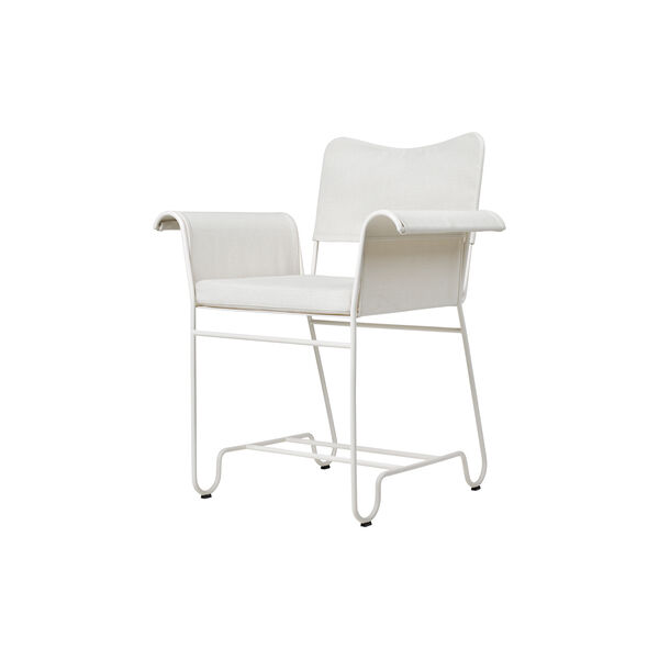 Tropique Dining Chair without Fringes, Leslie Limonta 06/classic white semi matt, GUBI