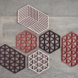 Triangles grytunderl&auml;gg, burned red, Zone Denmark