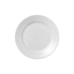 White Fluted tallrik, 22 cm White Fluted tallrik, 22 cm, Royal Copenhagen