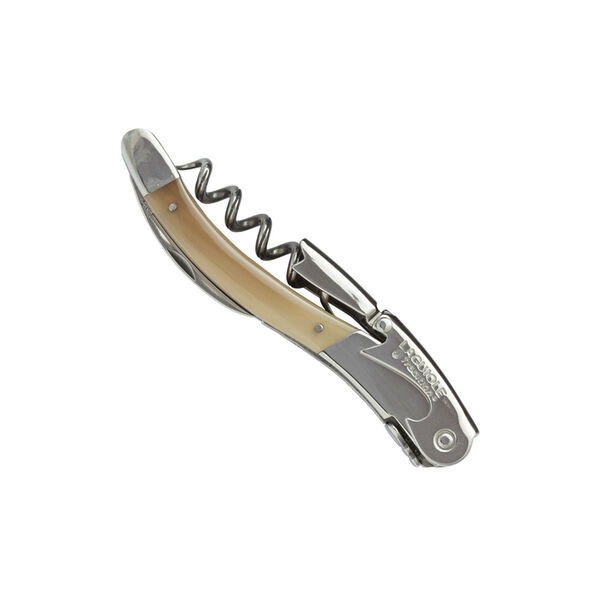 Laguiole vinöppnare, brunt horn, Laguiole Tradition