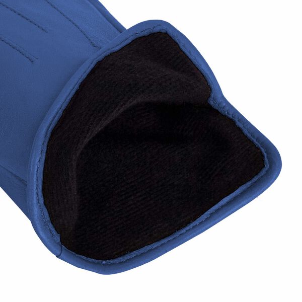 Carla läderhandske, denim blue, Kessler