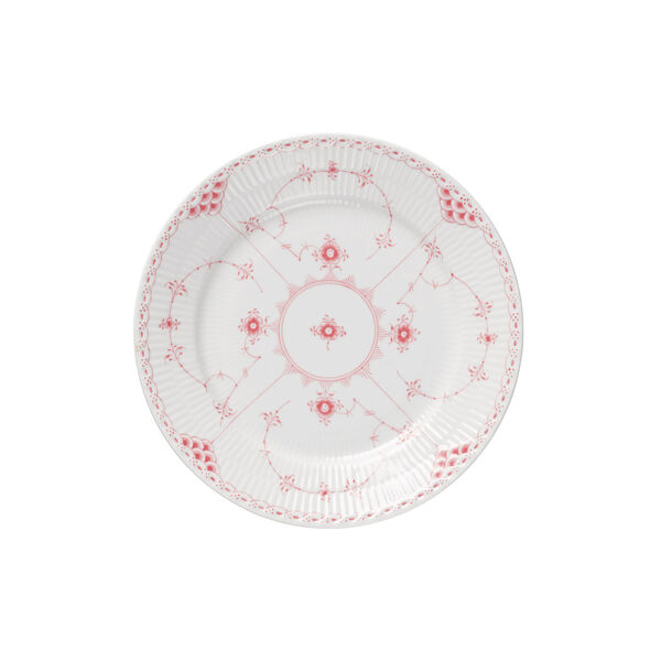Coral Fluted Half Lace Plate &Oslash; 22 cm, Royal Copenhagen