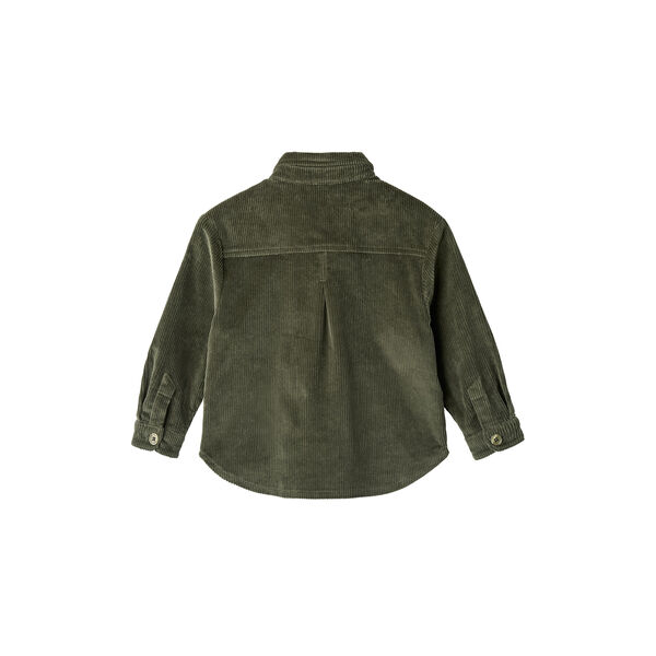 Corduroy Overshirt, dark green, Copenhagen Colors Organics