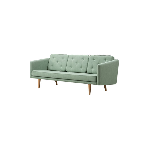 FF2003 No. 1 Sofa 3P 206 cm, mood 4106/oak oiled, Fredericia Furniture