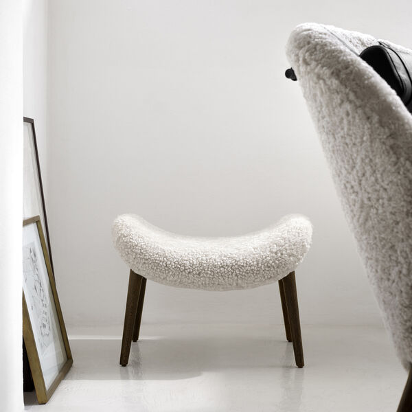 VIPP467 Lodge fotpall, benvit, Vipp