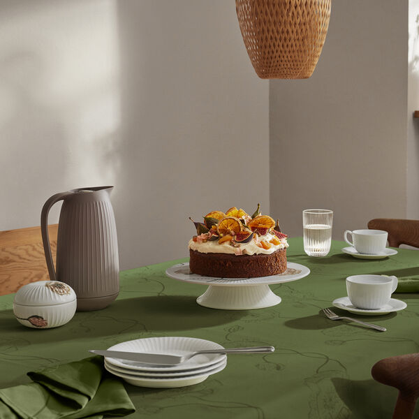 Hammershøi Poppy Napkin 4 pcs, green, Kähler