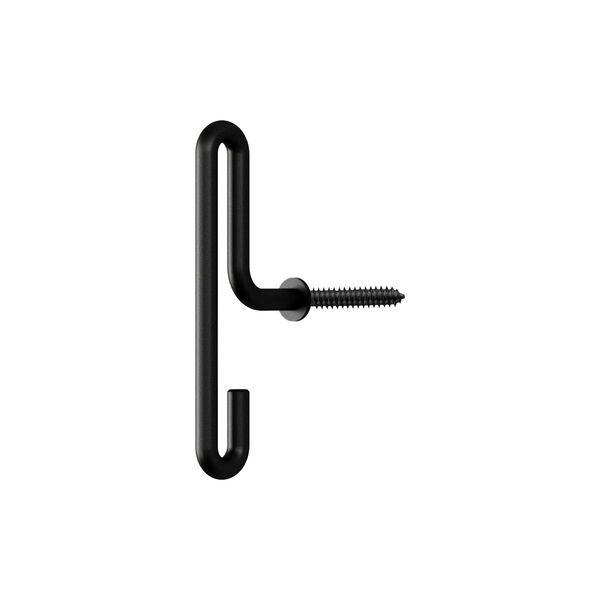 Wall Hook, black, MOEBE