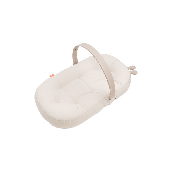 Raffi Cozy lounger med babygym, sand, Done by Deer