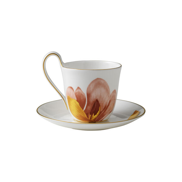 Flora kaffekopp, magnolia, Royal Copenhagen