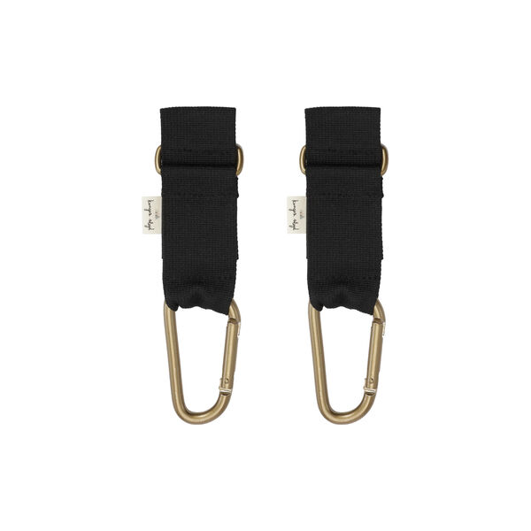 Stroller Straps, black, Konges Sl&oslash;jd