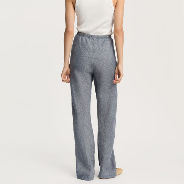 Mara Pant Linen, night sky, Aiayu