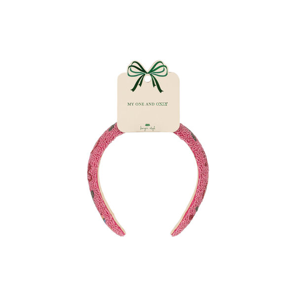 Beaded Hårband, bubblegum, Konges Sløjd