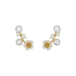 Amina Örhängen, pearl, Nuni Copenhagen