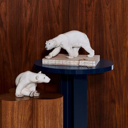 Polar Bear sittande, Royal Copenhagen