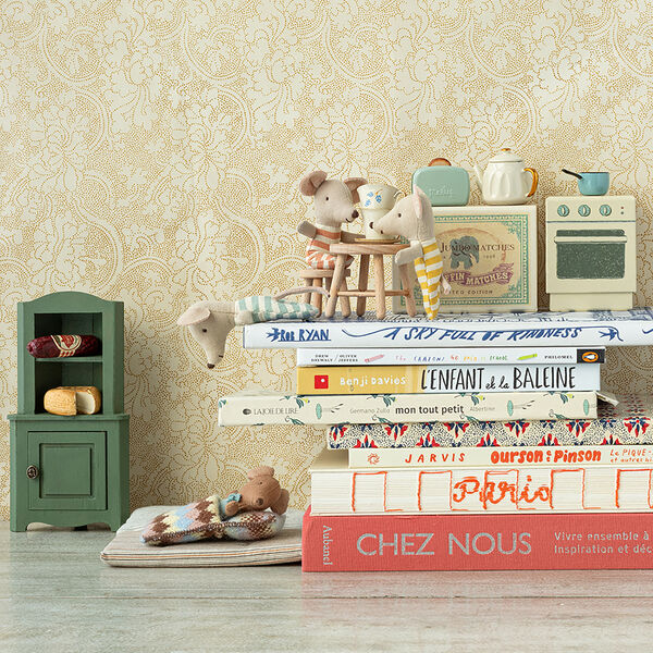 H&ouml;rnsk&aring;p till mus, dark green, Maileg