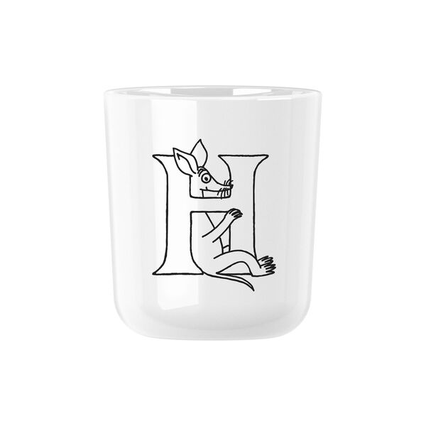 Moomin ABC mugg H, moomin white, RIG-TIG