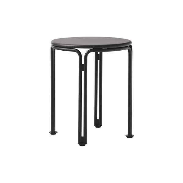 Thorvald SC102 Outdoor Side Table, warm black, &Tradition