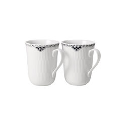 Black Lace mugg 36 cl, 2 st., Royal Copenhagen