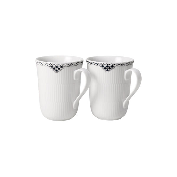 Black Lace mugg 36 cl, 2 st., Royal Copenhagen