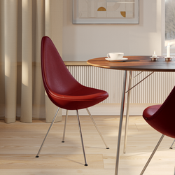 Droppen&trade; 3110 Chair, wild burgundy red, Fritz Hansen