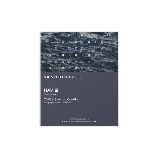 HAV 2 wick Doftljus, Skandinavisk