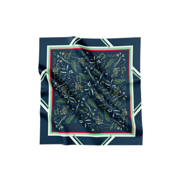Flora Winter Garden sidenscarf, Flora Danica Denmark