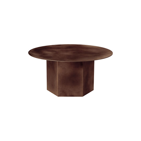 Epic salongbord, earthy red steel, GUBI