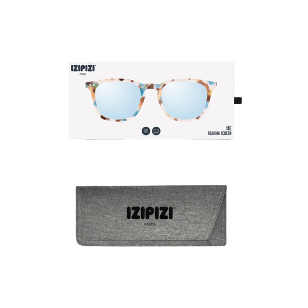 #E READING SCREEN glasögon, blue tortoise, IZIPIZI
