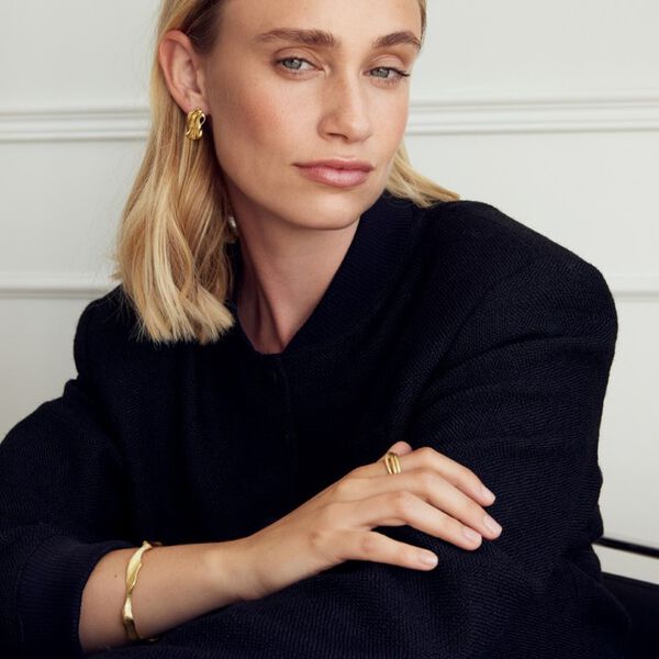 Caro &ouml;rh&auml;ngen, silverpl&auml;terad, Pure by Nat