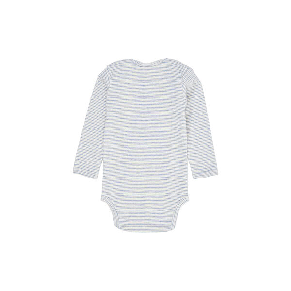 Striped Long Sleeve Body, lt. blue stripe Striped Long Sleeve Body, lt. blue stripe, Copenhagen Colors Organics